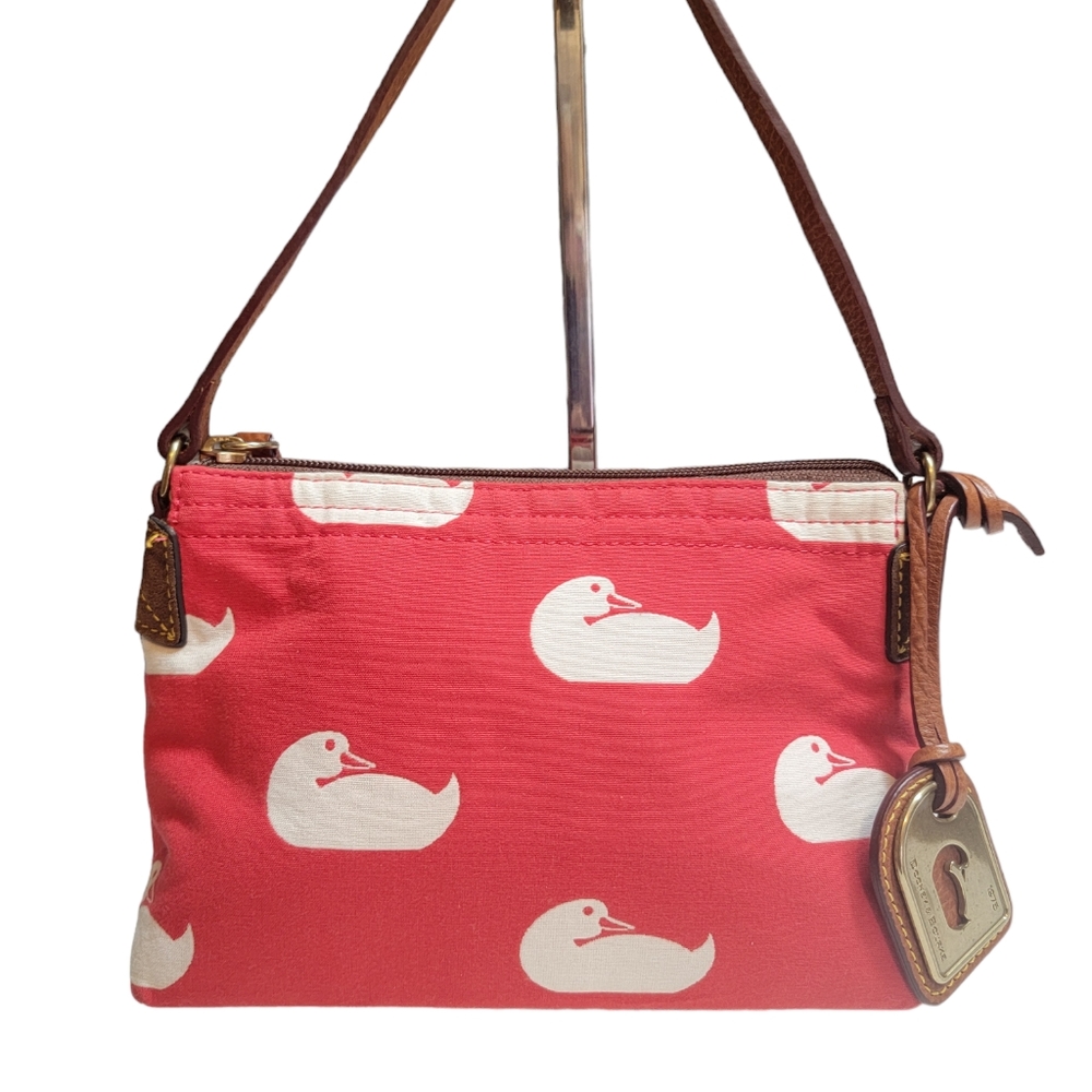 Dooney & Bourke Mini Canvas Shoulder Bag EUC